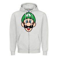 Dove Grey luigi Zipper Hoodie - linhVisuals
