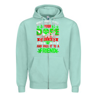 Seafoam funny weed pot lover roll joint friend smoking marijuana tank top Zipper Hoodie - linhVisuals