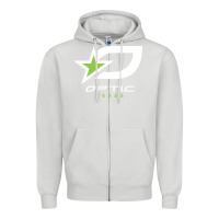 Dove Grey funny  gaming optic Zipper Hoodie - linhVisuals