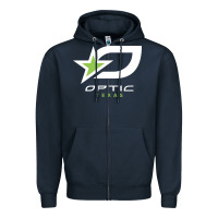 Navy funny  gaming optic Zipper Hoodie - linhVisuals