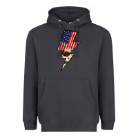 Smoke Lightning Bolt Heavyweight Hoodie - JahusDesignShop