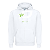 White funny  gaming optic Zipper Hoodie - linhVisuals