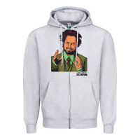 Heather Grey ancient aliens giorgio tank top Zipper Hoodie - linhVisuals