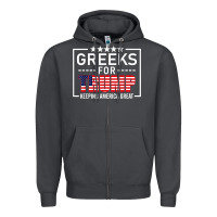Smoke greeks for trump conservative gift trump 2020 re election t shirt Zipper Hoodie - linhVisuals