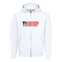 White greeks for trump conservative gift trump 2020 re election t shirt Zipper Hoodie - linhVisuals