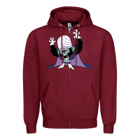 Burgundy mojo jojo Zipper Hoodie - linhVisuals