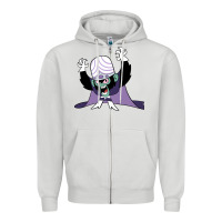 Dove Grey mojo jojo Zipper Hoodie - linhVisuals