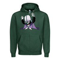 Sports Green mojo jojo Zipper Hoodie - linhVisuals