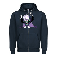 Navy mojo jojo Zipper Hoodie - linhVisuals