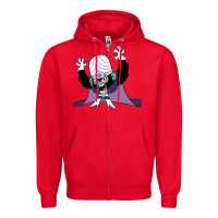 Red mojo jojo Zipper Hoodie - linhVisuals