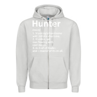 Dove Grey hunter definition personalized name funny birthday gift idea t shirt Zipper Hoodie - linhVisuals