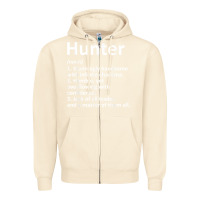 Sandshell hunter definition personalized name funny birthday gift idea t shirt Zipper Hoodie - linhVisuals