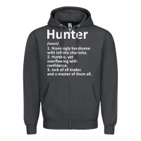 Smoke hunter definition personalized name funny birthday gift idea t shirt Zipper Hoodie - linhVisuals