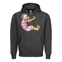 Charcoal Heather moe Zipper Hoodie - linhVisuals