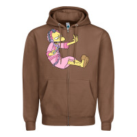 Chestnut moe Zipper Hoodie - linhVisuals