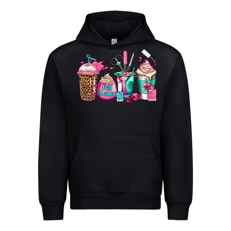 Nail Hustler Coffee Cups Urban Hoodie by Jasminsmagicworld | Teevron