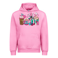 Fuchsia Pink nail hustler coffee cups Urban Hoodie - Jasminsmagicworld