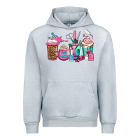 Heather Grey nail hustler coffee cups Urban Hoodie - Jasminsmagicworld