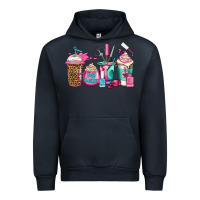Navy nail hustler coffee cups Urban Hoodie - Jasminsmagicworld