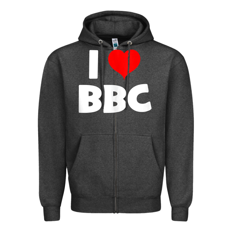 I Love Bbc Tank Top Zipper Hoodie by linhVisuals | Teevron