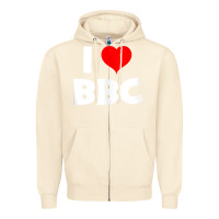 Sandshell i love bbc tank top Zipper Hoodie - linhVisuals