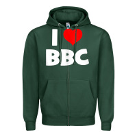 Sports Green i love bbc tank top Zipper Hoodie - linhVisuals