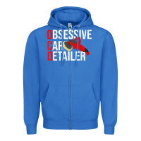 True Royal funny obessive car detailer for car detailing t shirt Zipper Hoodie - linhVisuals
