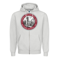 Dove Grey csu chico seal Zipper Hoodie - linhVisuals