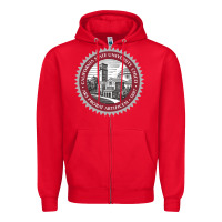 Red csu chico seal Zipper Hoodie - linhVisuals