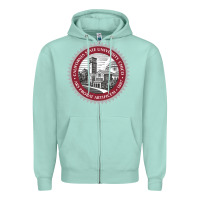 Seafoam csu chico seal Zipper Hoodie - linhVisuals