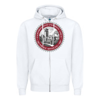 White csu chico seal Zipper Hoodie - linhVisuals