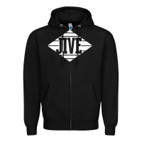Black jive records Zipper Hoodie - linhVisuals