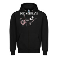 Black joe satriani guitar Zipper Hoodie - linhVisuals
