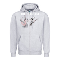 Heather Grey joe satriani guitar Zipper Hoodie - linhVisuals