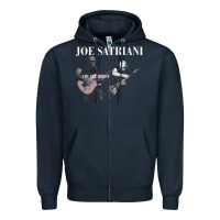 Navy joe satriani guitar Zipper Hoodie - linhVisuals