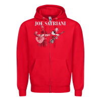 Red joe satriani guitar Zipper Hoodie - linhVisuals