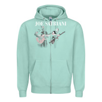 Seafoam joe satriani guitar Zipper Hoodie - linhVisuals