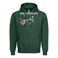 Sports Green joe satriani guitar Zipper Hoodie - linhVisuals