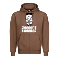 Chestnut johnny's bananas Zipper Hoodie - linhVisuals