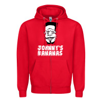 Johnny's Bananas Zipper Hoodie | Teevron