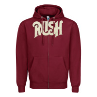 Burgundy Rush Classic Zipper Hoodie - linhVisuals