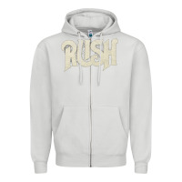 Dove Grey Rush Classic Zipper Hoodie - linhVisuals
