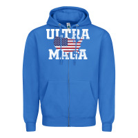 True Royal ULTRA MAGA Zipper Hoodie - linhVisuals