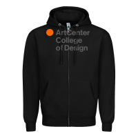 Black artcenter, college design Zipper Hoodie - linhVisuals