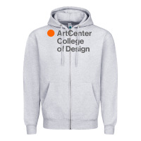 Heather Grey artcenter, college design Zipper Hoodie - linhVisuals