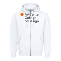 White artcenter, college design Zipper Hoodie - linhVisuals