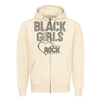 Sandshell black girls rock Zipper Hoodie - linhVisuals