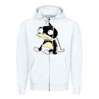 White nibbler  futurama Zipper Hoodie - linhVisuals