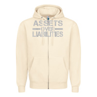 Sandshell assets over liabilities mens t shirt Zipper Hoodie - linhVisuals