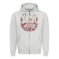 Dove Grey Rush 1974 Zipper Hoodie - linhVisuals